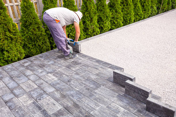 Residential Paver Driveway in Georgetown, IL